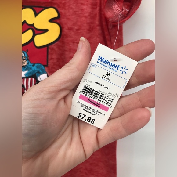 NWT Marvel Comics Avengers Burnout Tee - Picture 5 of 5